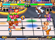 Gameplay in Misuzu's stage