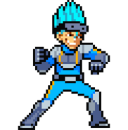 No.35's sprite in Stay Cool, Kobayashi-san!: A River City Ransom Story
