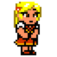 Reika's sprite in River City: Rival Showdown