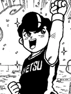 Riki nekketsu game 2.jpg (102 KB) Riki in the manga Kunio-kun! Nekketsu Battle!