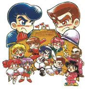 Kunio in Downtown Nekketsu Baseball Monogatari: Yakyū de Shōbu da! Kunio-kun