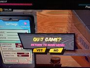An example of the "İ" replacement bug in the "Quit game" prompt and a few other examples on the left; together with the money balance on the top showing comma instead of period-