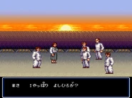 Masa during the ending of River City Renegade
