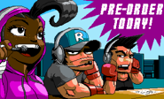 Paul, Glen and Provie in River City Ransom: Underground's pre-order art