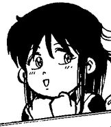 Rika in the manga Kunio-kun! Nekketsu Battle!