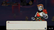 Robo-Kunio in River City Saga: Three Kingdoms Next