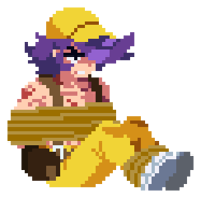 Kenji's sprite in River City Girls 2