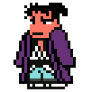 Takamine Jidaigeki.png (3 KB) Takamine's sprite in Downtown Nekketsu Jidaigeki