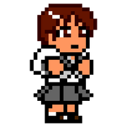 Miho's sprite in River City Super Sports Challenge ~All Stars Special~