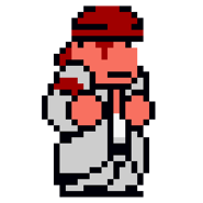 Ukyō's sprite in River City: Tokyo Rumble