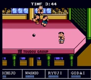 Ichijō in the Famicom version of Downtown Nekketsu March: Super-Awesome Field Day!