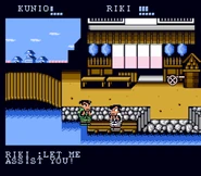 Jidaigeki nes rikigorou.png (340 KB) Riki in the role of Rikigorō in Downtown Special Kunio-kun's Historical Period Drama!