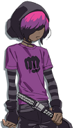 Saotome's dialog portrait in River City Girls 2