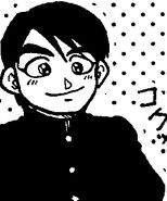 Nanase in the manga Kunio-kun! Nekketsu Battle!