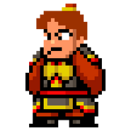 Nito's sprite in River City Saga: Three Kingdoms