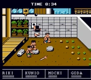 Riki Field Day SC.png (303 KB) Riki in the Famicom version of Downtown Nekketsu March: Super-Awesome Field Day!
