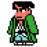 Gōda's sprite in Downtown Nekketsu Jidaigeki