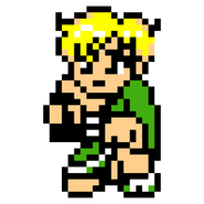 Kirishima's sprite in Downtown Nekketsu Jidaigeki