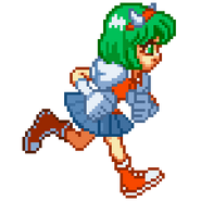 Angeletta's sprite in Super Dodge Ball