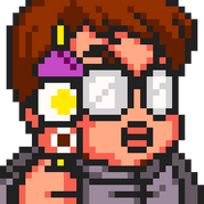 Nishimura's icon in Kunio's Oden