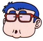 Official face art from Kunio-kun Nekketsu Collection 3