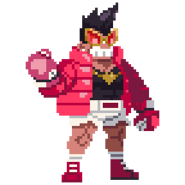 Paul's sprite in River City Girls 2