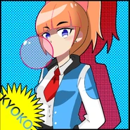 Kyōko by Samejima Banana.jpg (1.18 MB) Fan art by 鮫島バナナ (Samejima Banana @BNANA_drawSp - Pixiv: 27451278)