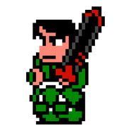 Gōda's sprite in River City: Knights of Justice