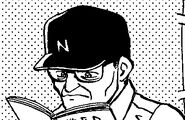 Kawakami in the manga Kunio-kun! Nekketsu Battle!