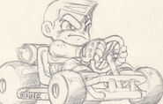 Official art from the cancelled Nekketsu Kart