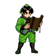 Gōda's reading dialog portrait in River City Saga: Three Kingdoms