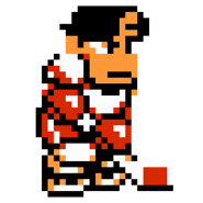Yōichi's sprite in Go-Go! Nekketsu Hockey Club Slip-and-Slide Madness