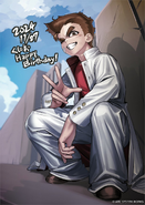 Kunio's 2024 birthday art from Arc System Works