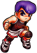 Riki artwork NSBGDH.png (168 KB) Official art from Kunio-kun Nekketsu Collection 1