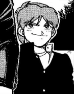 Murasaki in the manga Kunio-kun! Nekketsu Battle!