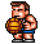 Ryūichi's sprite in Kunio's Dodgeball Time, C'mon Guys!