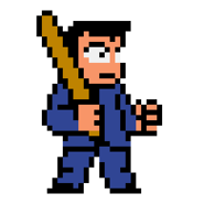 Godai's sprite in CODE SHIFTER