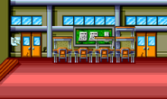 Reihō Academy in the PC Engine version of Downtown Nekketsu Story