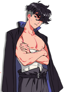 Riki RCG2 3.png (180 KB) Riki's dialog portrait in River City Girls 2