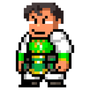 Ichijō's sprite in River City Saga: Three Kingdoms