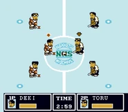 Tsuyoshi in Go-Go! Nekketsu Hockey Club Slip-and-Slide Madness
