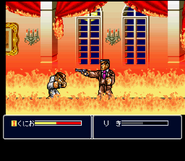 Kunio vs. Sabu in Shin Nekketsu Kōha: Kunio-tachi no Banka.