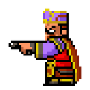 Sabu's sprite in River City Saga: Three Kingdoms