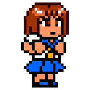Nishino's sprite in River City Melee: Battle Royal Special