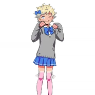 Unused portrait art in River City Girls 2