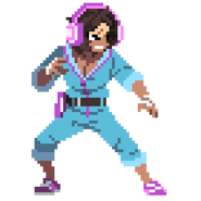 Chin's sprite in River City Girls 2