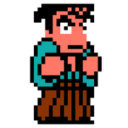 Kazaoka's sprite in Downtown Nekketsu Jidaigeki