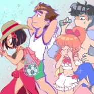 RCG - River City Girls 6.jpg (114 KB) "Yay! We're going to the beach!" by CandyMaidstore