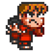 Ryūichi's sprite in Downtown River City Baseball Story ~Play Ball, Kunio!~