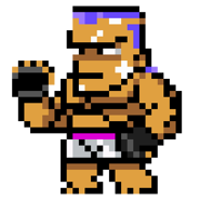 Blade's sprite in River City Ransom: Underground